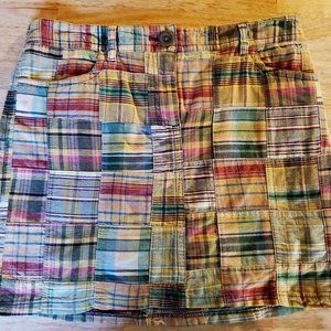 The Loft quilted plaid skirt Size 8 Vintage Y2K
